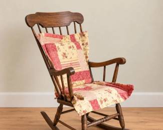 78 VintageScandinavianWindsorSpindleRockingChair
