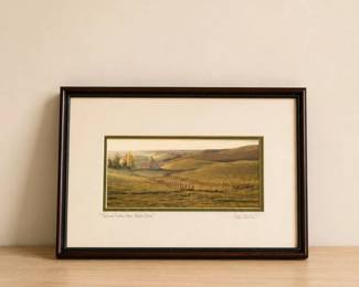 52 SignedJohnClementPalouseCountryBarnSpringFramedPrint
