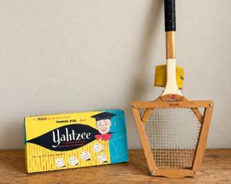 141 VintageWestminsterWoodTennisRacket1956Yahtzee