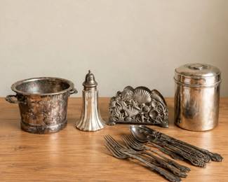 103 VintageSilverplateTablewareGodingerNapkinHolder