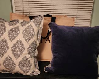 Arhaus Reversable Pillows