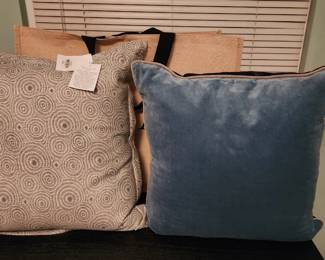 Arhaus Reversable Pillows