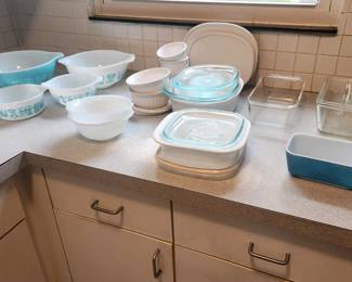 Vintage Pyrex and more.