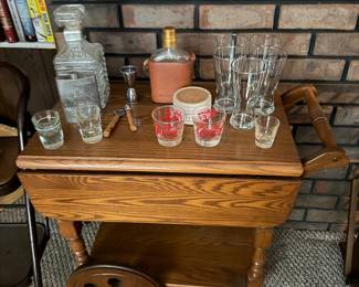 Vintage Bar Cart