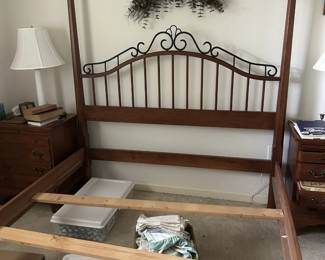 iron bed