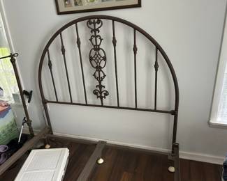 iron bed
