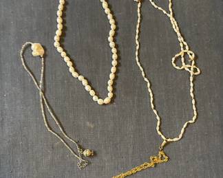 Pearls and Gold Jewelry