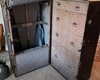 Wardrobe Steamer Trunk