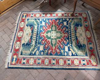 Turkish Kazak rug 62 x 47 1/2