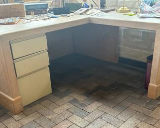 Wood desk