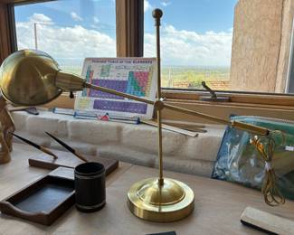 MCM solid brass Pharmacy desk lamp