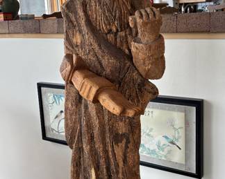 Vintage handcarved Saint