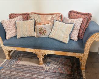 French provincial style window bench