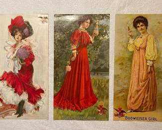 VINTAGE BUDWEISER GIRL POSTERS