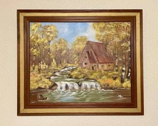 ORIGINAL FRAMED PAINTING