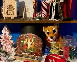 HANDMADE CERAMIC SANTA PLATE