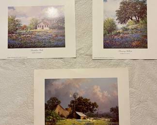 BLUEBONNET PRINTS BY BETTY CUNNINGHAM AND DALHART WINDBERG