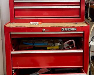 CRAFTSMAN TOOL BOX WITH TOOLS