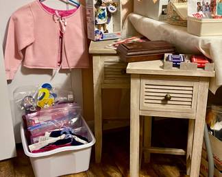 ACCENT TABLES, DOLL CLOTHES