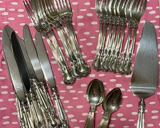 GORHAM STERLING SILVER FLATWARE SET
