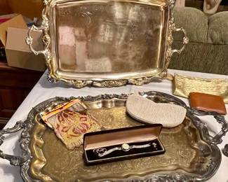 SILVERPLATE, VINTAGE PURSES