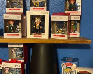HALLMARK ORNAMENTS-HARRY POTTER, HOCUS POCUS, & STITCH