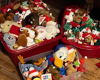 CHRISTMAS TOYS AND STUFFED ANIMALS