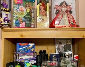VINTAGE BARBIE DOLLS, DC COMICS BATGIRL DOLL, HARRY POTTER DOLL
