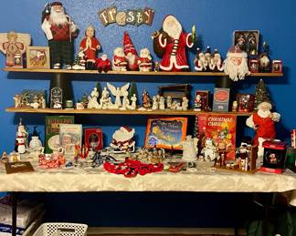 SANTA CLAUS COLLECTION-SOME OLD, SOME NEW, SOME HANDMADE 