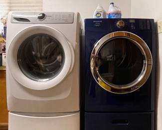 ELECTROLUX WASHING MACHINE, FRIGIDAIRE DRYER