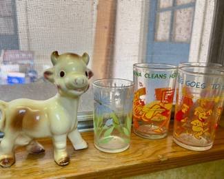 VINTAGE JUICE GLASSES