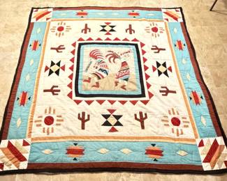 HANDMADE KOKOPELLI QUILT