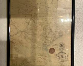 VINTAGE MAP OF TEXAS