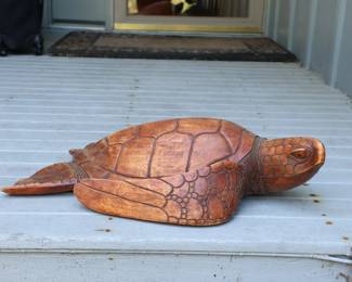 Large Sea Turtle Sculpture