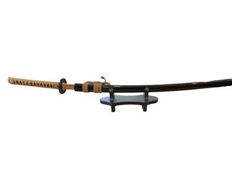 Japanese Sword With Stand
