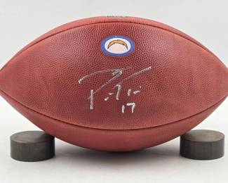 Philip Rivers signed football