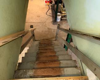 Stairs Leading To The Basement ~ Be Carful On The Steps!