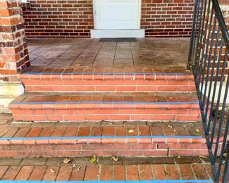 Steps Leading To The Porch At The Estate Sale