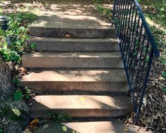 Steps Leading To The Estate Sale ~ Be Careful On The Uneven Steps!