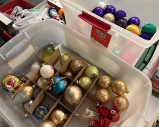 Various Christmas Ornaments