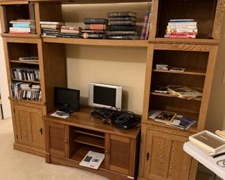 (Can Be Sold Before Sale) Two different entertainment center options