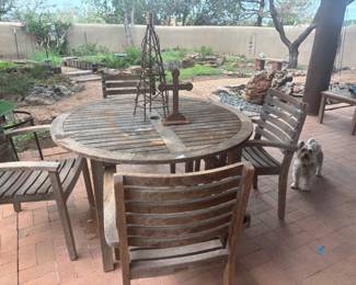 Smith & Hawken Teak Patio Furniture