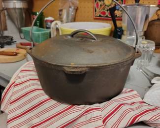 Cast iron pots and skillets
