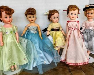 Vintage 1950s dolls