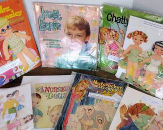 Vintage paper dolls