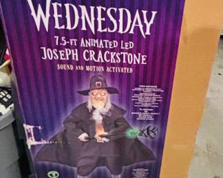 Prepare for Halloween with Wednesday 7.5 moving/animated Joseph Crackstone