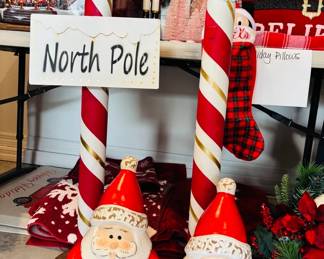 Welcome to the North Pole! Christmas decor galore!