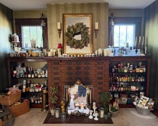 Good lord. It’s a shrine to candles!!
