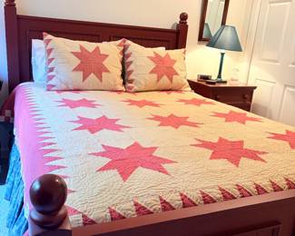 Queen sized bed