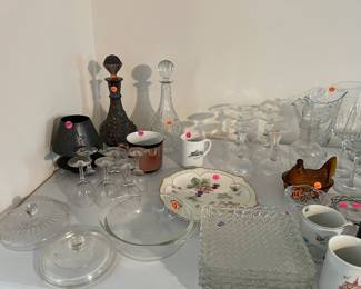 Decanters and Stemware